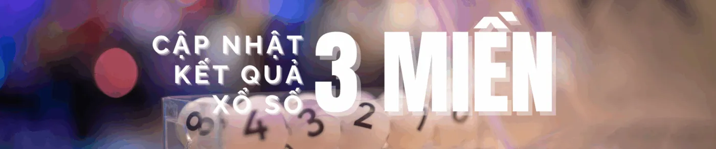Banner kết quả xổ số 3 miền xosoonline.net